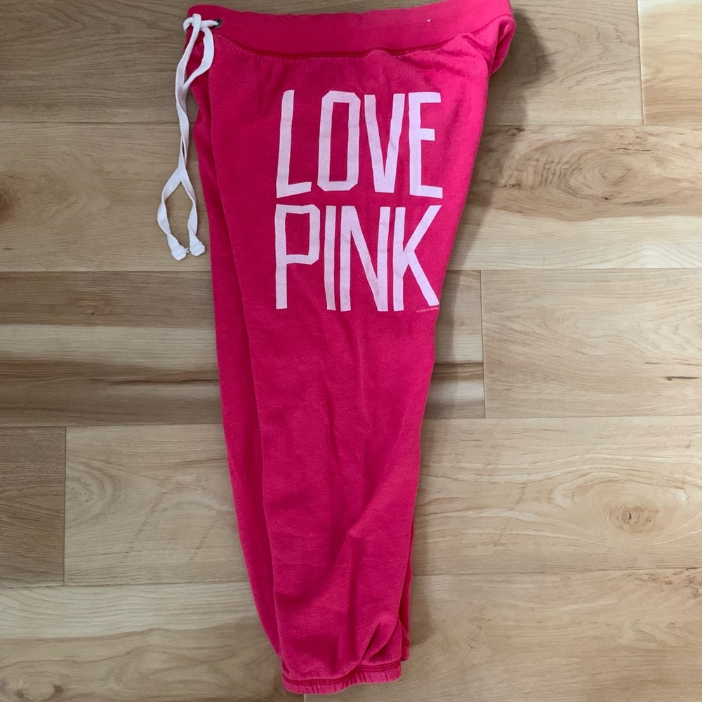 Pink Victoria’s Secret💕 Pink Sweatpants Size S/P EUC💗